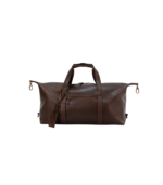 The Dale Duffle Vintage Distressed Brown Leather Duffle Bag - Image 2