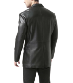 Men's Real Lambskin Leather Blazer - Image 2