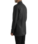 Ray Cutler Black Leather Blazer - Image 2
