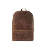 The Philos Vintage Tan Leather Backpack - Image 2