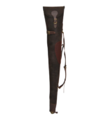 Leather Shotgun Slip Case Waxed Brown - Image 2