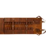 Heavy Duty Leather Chef Knife Roll - Image 3
