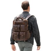 The Shelby Backpack Handmade Genuine Leather Backpack - Image 3