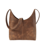 Vintage Tan Brown Leather Hobo Bag - Sigrid