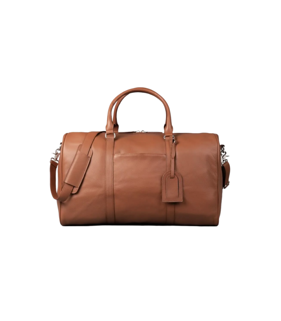 Brown Leather Duffle Bag – Darri