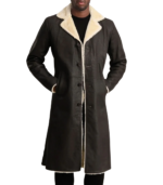 Kolby Brown Shearling Coat - Image 2