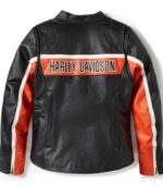 Women’s H-D Trenton Leather Riding Jacket - Image 2