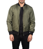 Zack Green Bomber Jacket - Image 2