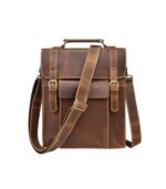 Handmade Vintage Leather Backpack - Vali - Image 2