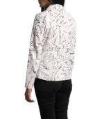 Women's White Leather Blazer ? Nora - Image 2