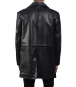 Classmith Black Leather Coat - Image 2