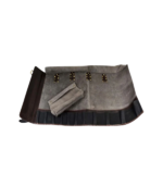 Leather Knife Roll Dark Brown - Image 2