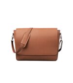 The Carismatico Brown Leather Messenger Bag - Image 2