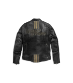 Men's H-D Triple Vent Passing Link II Leather Jacket - Image 2