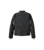 Men's Triple-Vent System 2.0 Black Leather Jacket – Eldar - Image 2