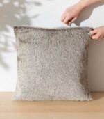 Grey Cowhide Pillow - Image 2