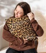 Leopard Cowhide Pillow - Image 3