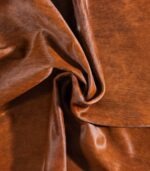 Brazilian Brown and White Cowhide Rug Size 7'7 L x 6'2 W 8994 - Image 2
