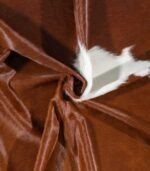 Brazilian Brown and White Cowhide Rug Size 7'9 L x 6'9 W 7696 - Image 2