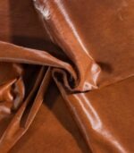 Brazilian Brown and White Cowhide Rug Size 7'11 L x 6'9 W 8984 - Image 2