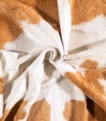 Brazilian Brown and White Cowhide Rug Size 8'3 L x 7'6 W 6017 - Image 2