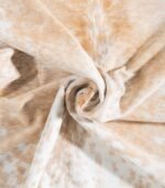 Brazilian Palomino and White Cowhide Rug Size 7'1 L x 7'1 W 9309 - Image 2