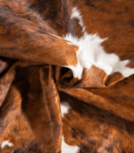 Tricolor Cowhide Rug Size 6'5 L x 6'4 W 9347 - Image 2