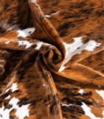 Tricolor Cowhide Rug Size 6'10 L x 6'9 W 9269 - Image 2