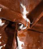 Tricolor Cowhide Rug Size 7'3 L x 6'3 W 9362 - Image 2