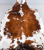 Tricolor Cowhide Rug Size 7'3 L x 7'0 W 8121 - Image 2