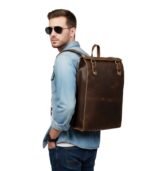 The Felman Backpack Handcrafted Leather Backpack - Image 2