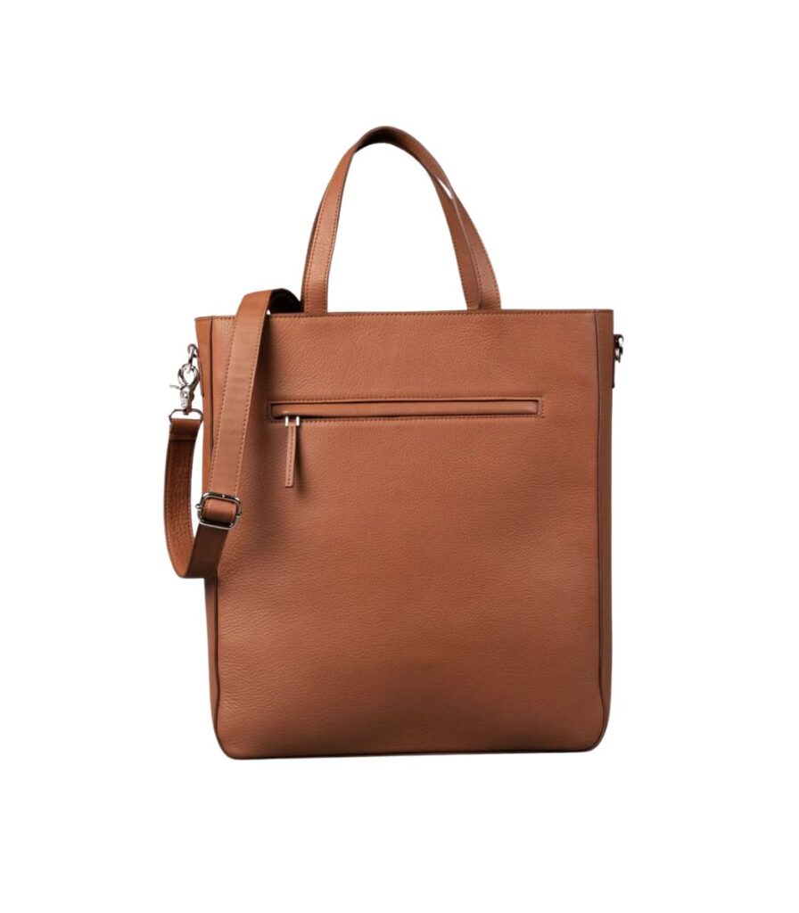 Brown Leather Tote Bag – Saga