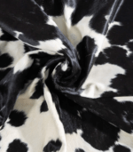 Black and White Cowhide Rug Size 7'9 L x 7'4 W 9322 - Image 2