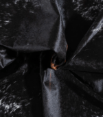 Black and White Cowhide Rug Size 7'10 L x 7'6 W 9395 - Image 2