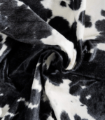 Black and White Cowhide Rug Size 8'3 L x 7'1 W 9376 - Image 2