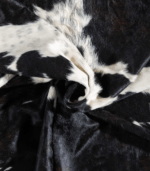 Black and White Cowhide Rug Size 8'3 L x 7'7 W 9335 - Image 2