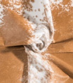 Brazilian Palomino and White Cowhide Rug Size 6'8 L x 5'11 W 9206 - Image 2