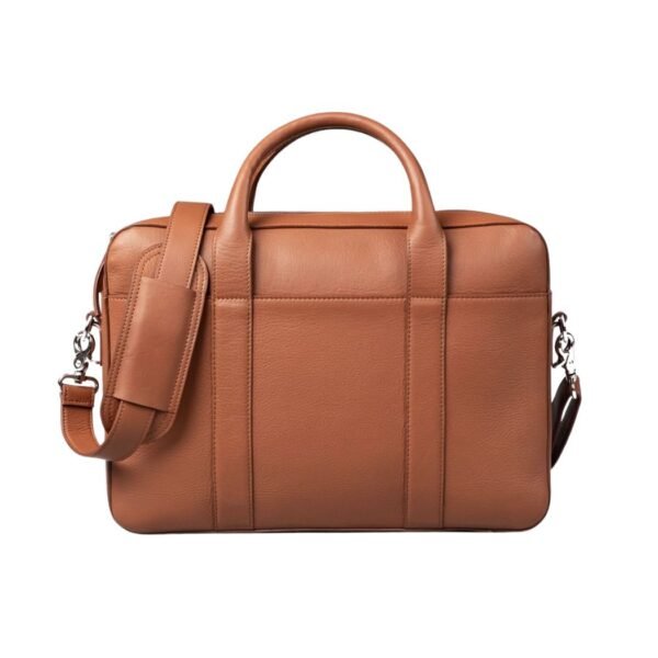 Brown Leather Briefcase - Kjell