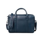Midnight Blue Leather Briefcase - Kjell