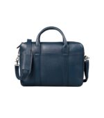 The Captain Midnight Blue Leather Briefcase - Image 2