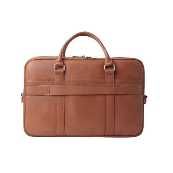 Brown Leather Briefcase - Magnus