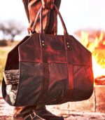 Waxed Canvas Firewood Carrier - Fenrik - Image 2