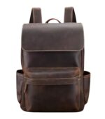 The Helka Backpack Genuine Vintage Leather Backpack - Image 3