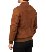 Tomchi Tan Suede Leather Jacket - Image 2