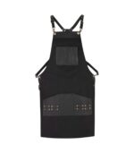 The Bedfordshire Canvas Black Apron - Image 3
