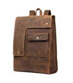 The Olaf Rucksack Vintage Leather Travel Backpack - Image 3