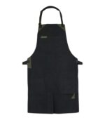 The Warwickshire Black Canvas Fabric Hairstylist Apron - Image 3