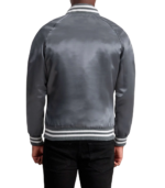 Xander Grey Varsity Jacket - Image 3