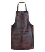 The Dorset Dark Brown Full Grain Leather Apron - Image 3