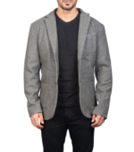 Borges Grey Wool Blazer - Image 3